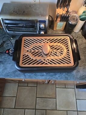 Gotham Steel Smokeless Indoor Grill - Black